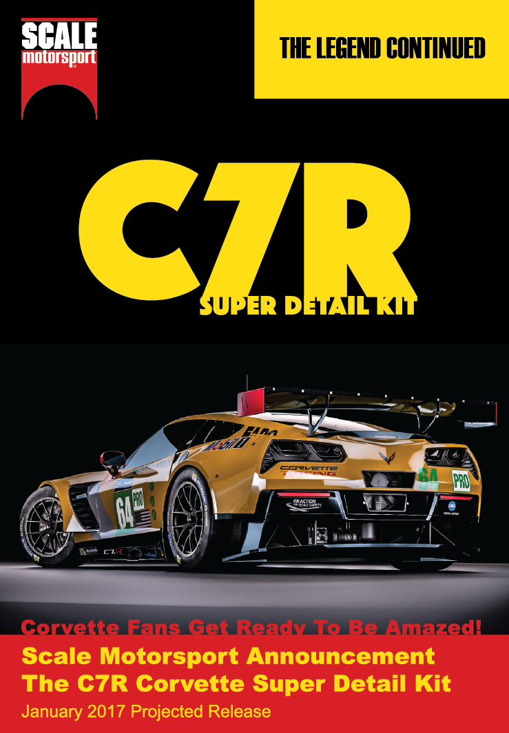 Corvette C7R Super Detail Kit Sku#: 2050 - Scale Motorsport