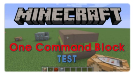 마인크래프트 One Command Block Test....Better Pickaxes