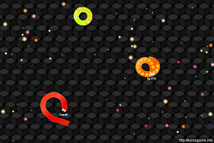 뱀키우기 게임하기 (스네이크핏, Snakepit.Io)