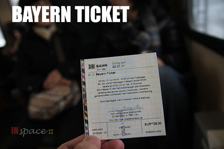 독일 바이에른 티켓 / 독일 역 내에서 구매 방법
