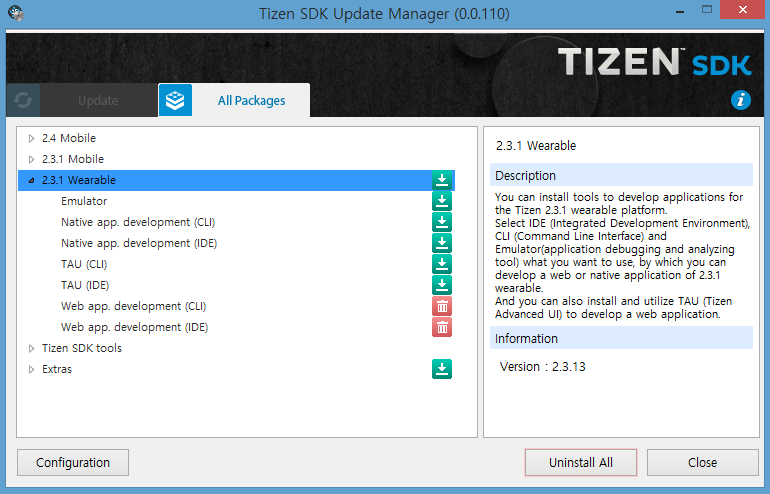 tizen apps for gear s