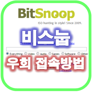 토렌트 보고 비스눕(Bitsnoop) 우회 접속 방법 및 사이트 - 그래도 살만한 세상