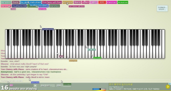 같이 피아노 치기 인터넷 피아노 multiplayerpiano :: 즐거운 재팔