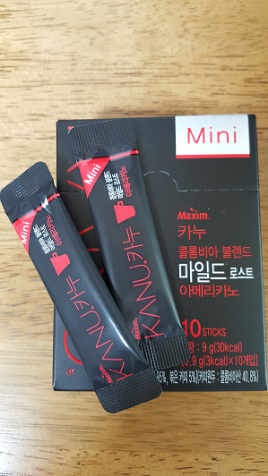 Maxim 카누 (마일드 로스트 mini) 리뷰