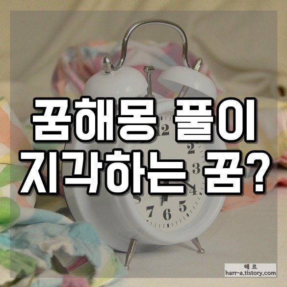 지각하는 꿈해몽, 지각꿈의 의미는? :: 하르의 꿈 이야기