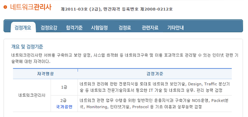 Eniac'S Security :: Security Is Life [알아보기] 네트워크 관리사 2급 필기 준비