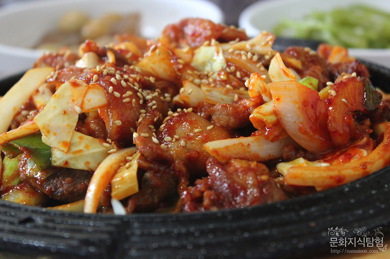 안동맛집 - 옥동 성원식당의 돼지불고기와 간고등어
