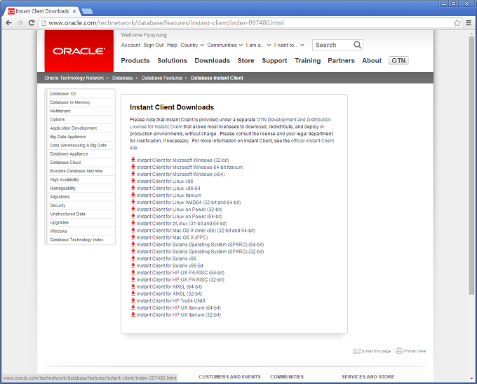 Oracle instant client toad yes i am young 