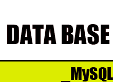 from_romeo :: [웹 프로그래밍] MySQL 이용하여 Database 구축하기