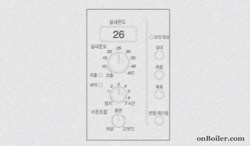 NCTR-5000 귀뚜라미 보일러 사용법