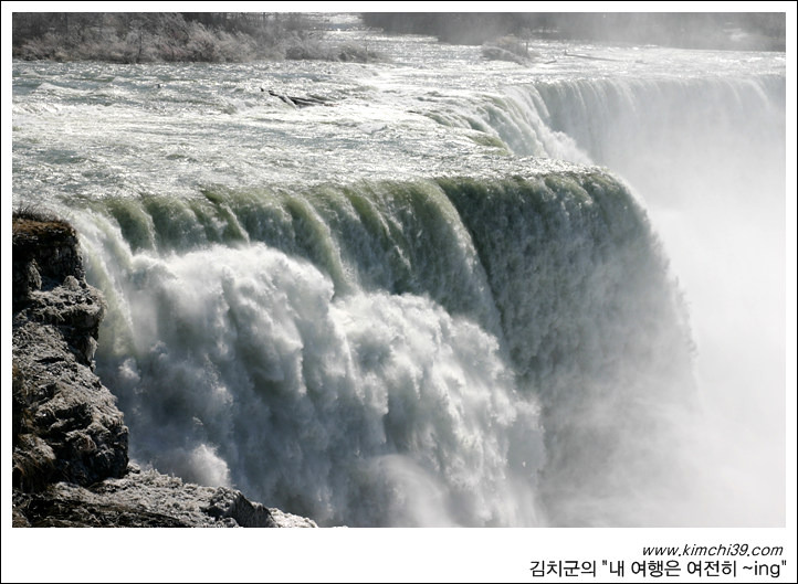 미국,캐나다] 아름다운 겨울의 나이아가라 폭포..