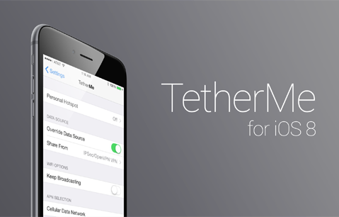 Как установить tetherme на ios