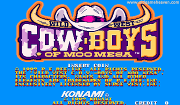 마메 게임 - 와일드 웨스트 카우보이 오브 무메사(Wild West C.O.W Boys of Moo Mesa)