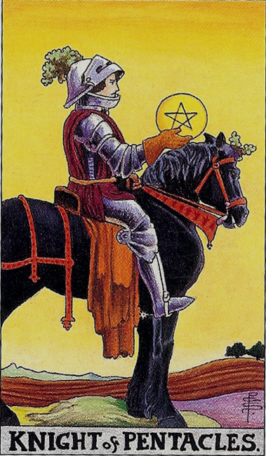 [입문/마이너/펜타클/정방향/역방향] Knight of Pentacles(펜타클 기사) 해석/풀이/정리 :: 로그 라이프