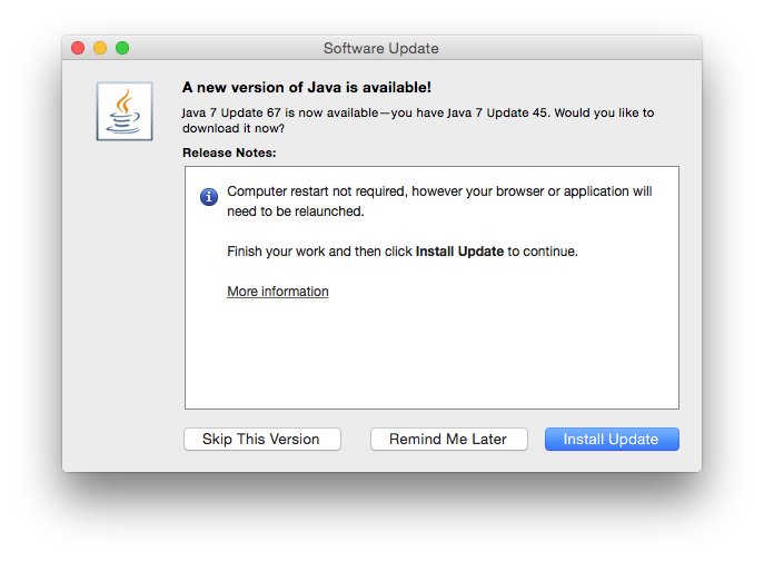 Java for mac os x 10.5