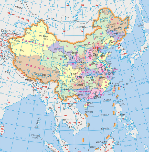 중국지도보기 한국판으로 보자