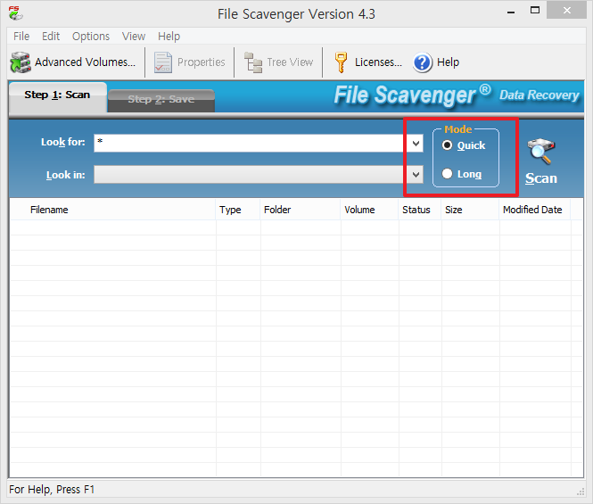 File scavenger 4.3 license key free download