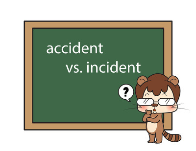 라쿤잉글리시 - accident와 incident의 차이 정리