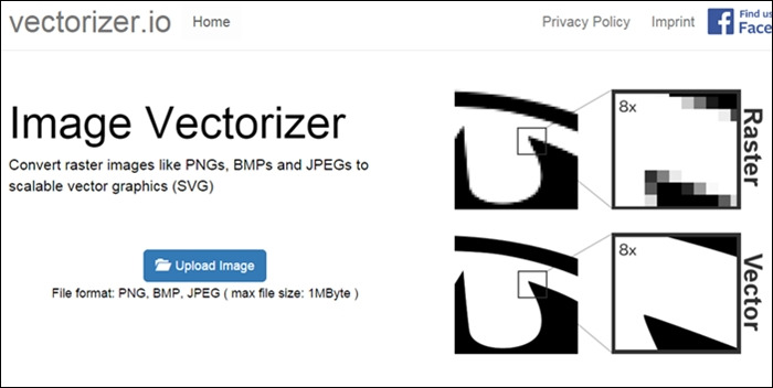 래스터 이미지를 벡터로 변환해 주는 사이트 - vectorizer.io - 어떤오후의 프리웨어 이야기