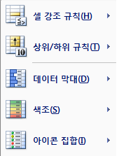 Basic :: 엑셀 (EXCEL) 조건에 따라 셀 색이나 글꼴 색을, 조건부 서식