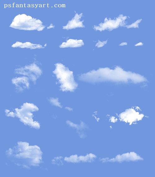 포토샵 판타지 아트 :: 포토샵 구름 브러쉬 ( Photoshop Cloud Brushes )