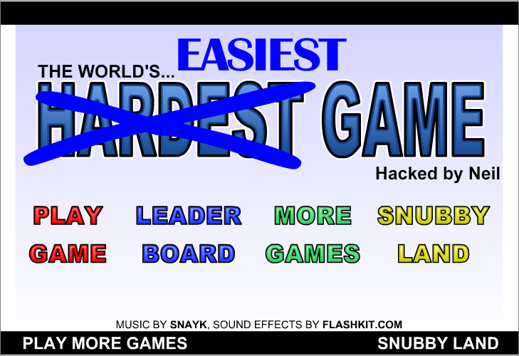 온누리 :: 세상에서 가장 쉬운게임 1 - The World's Easiest Game