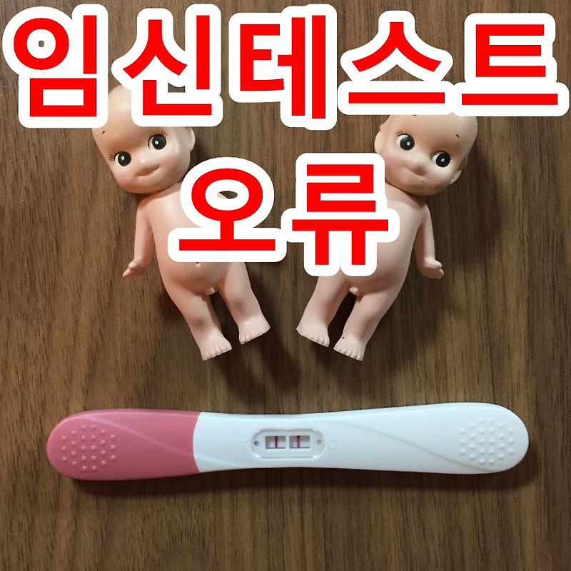 임신테스트기 오류 총정리