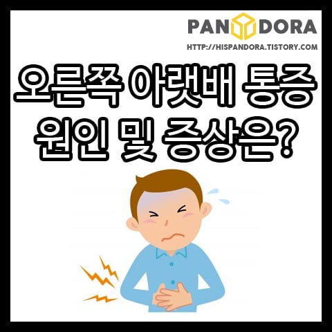 오른쪽 아랫배 통증의 원인을 조사하다