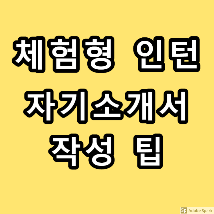 합격자가 생각하는 체험형 인턴 서류합격 팁(안전보건공단, 가스안전공사 등)