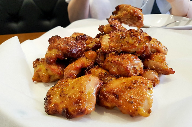 굽네치킨 신메뉴 허니멜로 먹어봤어요~