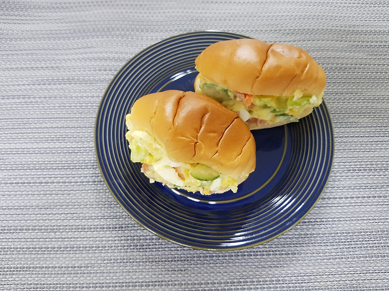 감자샐러드 샌드위치 만들기 영양듬뿍 사라다빵 간식 레시피