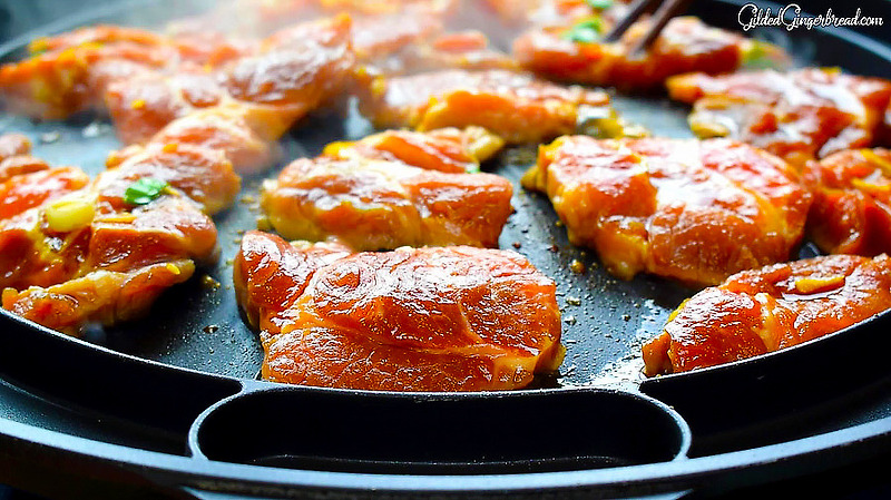 백종원 돼지갈비 구이 Easy Korean Dwaejigalbi (Korean BBQ Pork) :: LoveKimchi