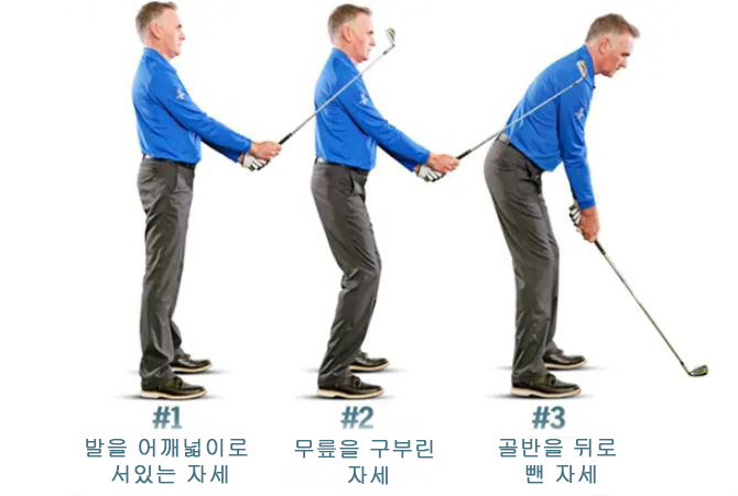 골프 어드레스 자세, 쉽게 어드레스 잡는 방법 :: 찡이와 망고