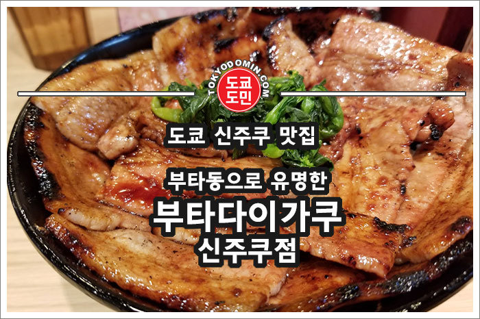 [도쿄 신주쿠 맛집] 부타동으로 유명한 부타다이가쿠(豚大学) 신주쿠점