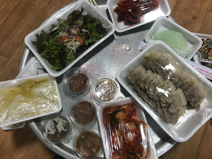 안동 장군왕족발 보쌈 배달