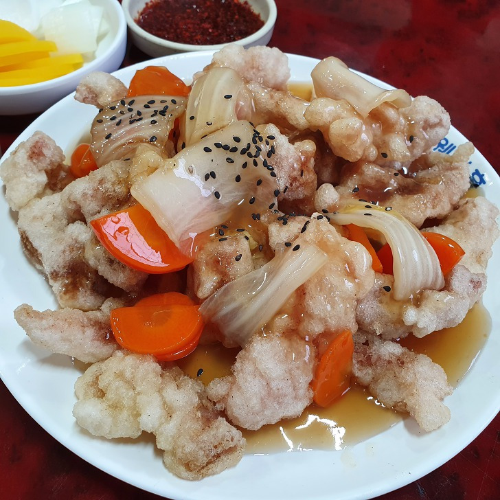 안동 정하동 정하중화요리 탕수육 간짜장