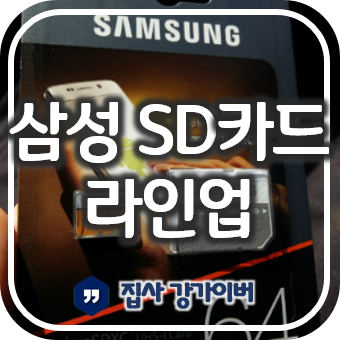 삼성전자 SD카드 라인업(EVO, PRO)과 메모리 용어 해설