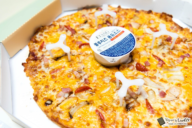 피자에땅 퐁듀 베이컨체다, 맛나네!