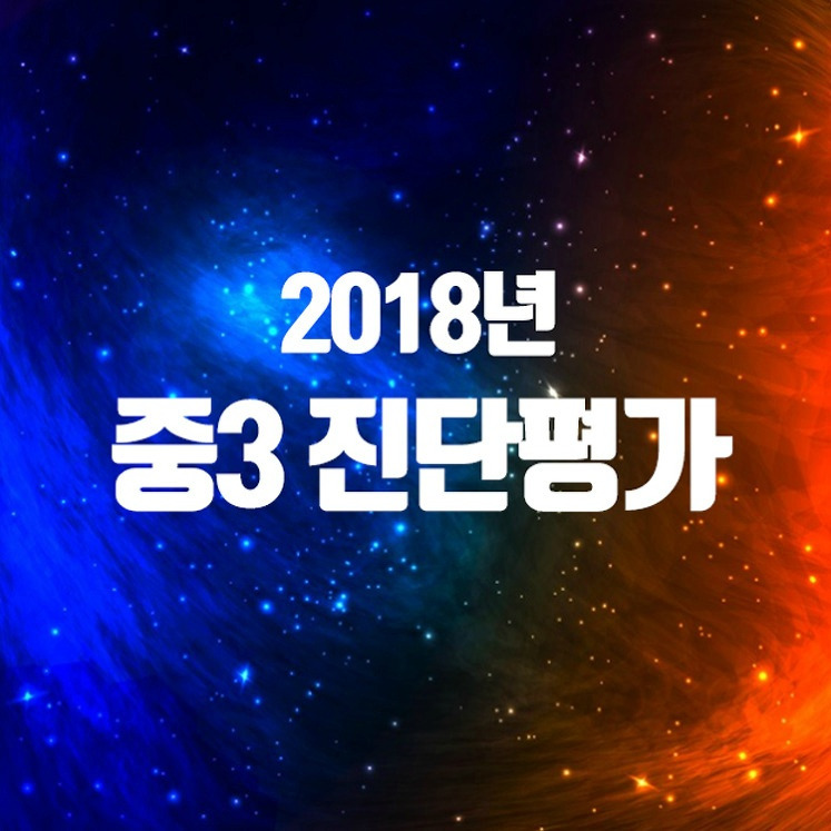 2018년 중학교 3학년 중3 진단평가 (기초학력 진단검사) 기출문제 및 정답