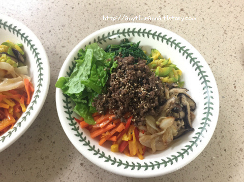 어떤하루의 패션 :: 비빔밥 만들기 간단하며 맛있어요!