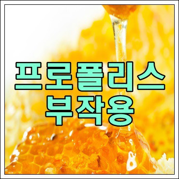 프로폴리스 부작용 알아보기