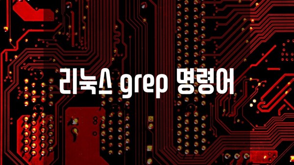 리눅스 grep 명령어 사용법, 옵션 예제