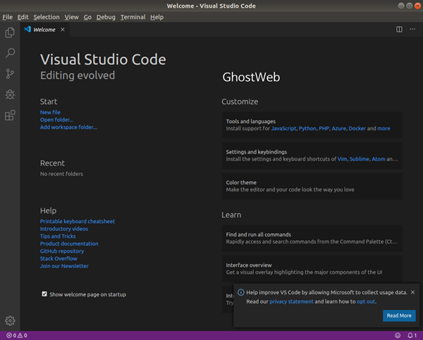 Как закрыть проект в vs code