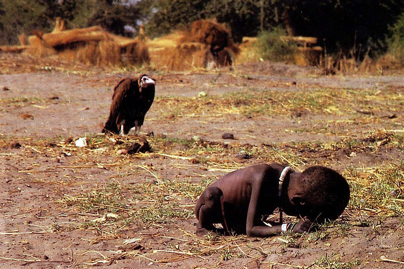 유명한 사진작가 (13) 케빈 카터, Kevin Carter 독소리와 소녀 사진