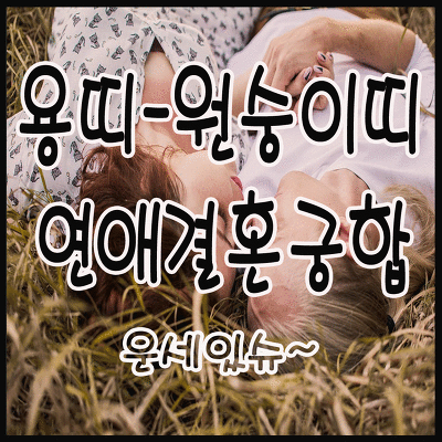 용띠 원숭이띠 궁합 보기