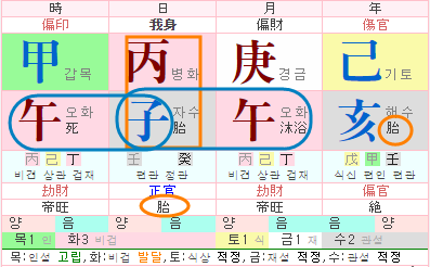 내일을 위해 :: 12운성의 해석(12) - 소극적이고 이기적인 별 태