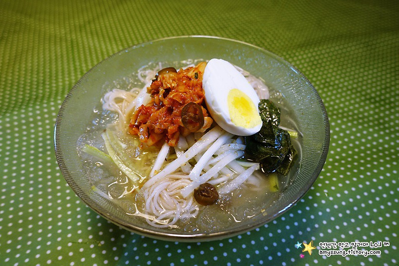 한겨울 밤의 꿀야식 '동치미국수 만드는 법'