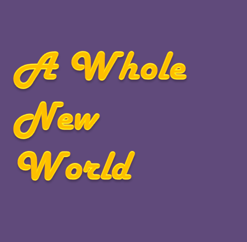 A Whole New World  (가사,가사해석,한국어발음,발음)