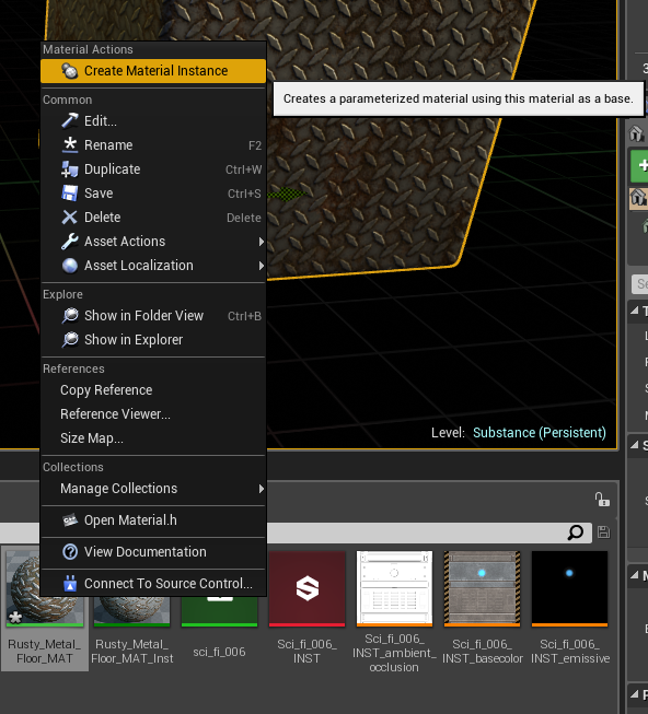  material instance definition 