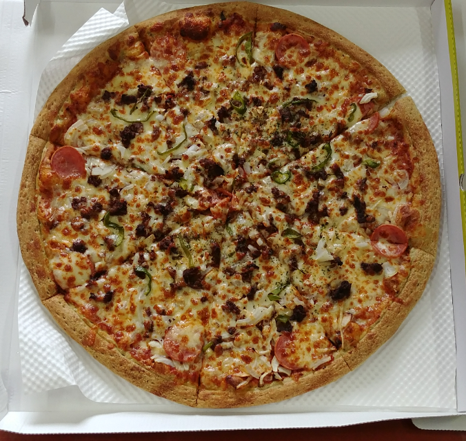 별다섯 :: 피자마루 점보사이즈피자